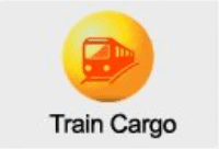 Train transport cargo and courier company